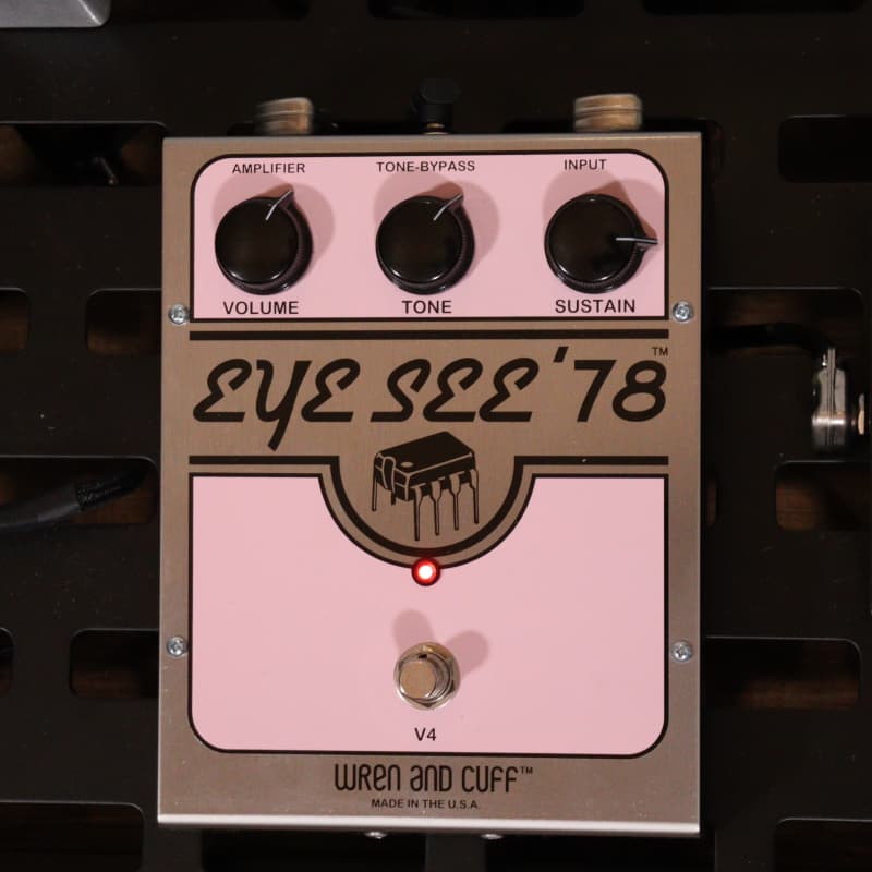 used 2023 - Present Wren and Cuff Eye See '78 OG Silver / Pink - Effect Pedal