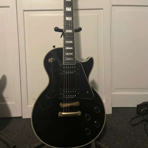 2021 Epiphone Les Paul Custom Black -         Les Paul