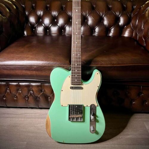 2023 Custom Built T style (Telecaster) Seafoam green relic -        Telecaster