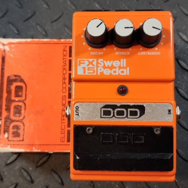 used 1980s DOD FX15 Swell Pedal Orange - Effect Pedal