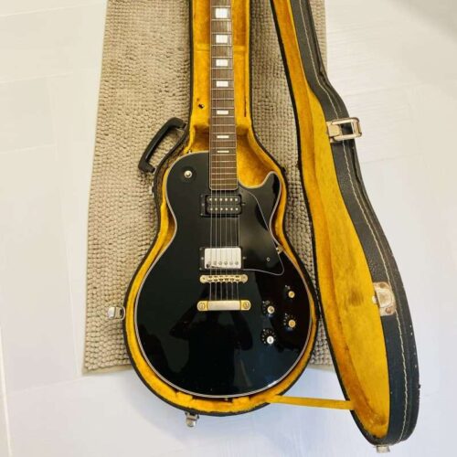 1970 s Electra Les Paul Black & Gold -         Les Paul