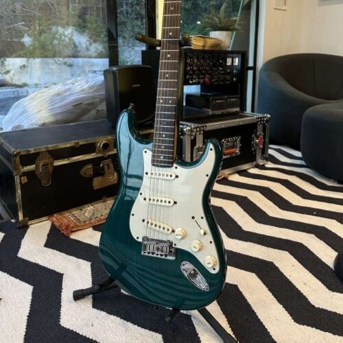 1998 Fender Stratocaster Green -        Stratocaster