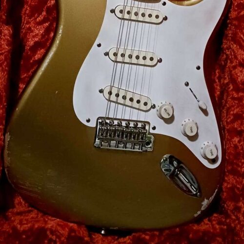 2005 Fender 1956 Stratocaster Ltd.Edition relic Aztec Gold -        Stratocaster