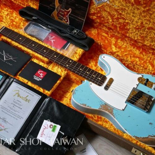 2021 Fender Custom Shop 1960 Telecaster Heavy Relic Daphne Blue -       Custom Shop Telecaster