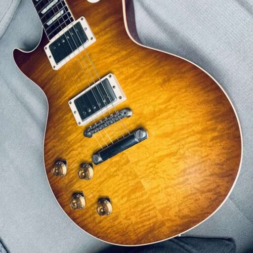 2014 Gibson Les Paul 1959 reissue VOS left handed M2M Ice Tea -         Les Paul