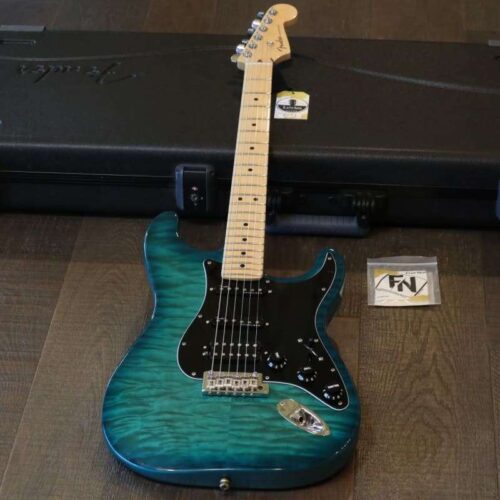 2020 Fender QMT American Showcase Stratocaster Aqua Marine Met... -        Stratocaster