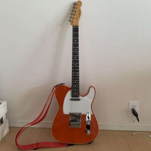 1985 Schecter Mark Knopfler Telecaster Orange Red -        Telecaster