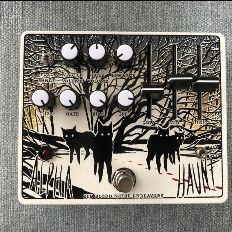 used 2018 Old Blood Noise Endeavors Alpha Haunt V1 Graphic - Effect Pedal