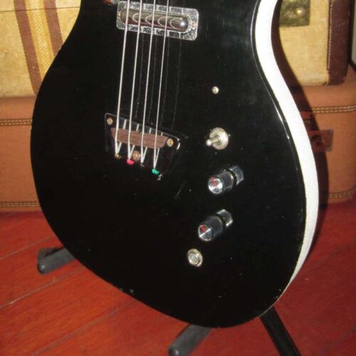 1960s Dan Armstrong U-1 Bass Guitar Black -         Vintage  Bass Guitar