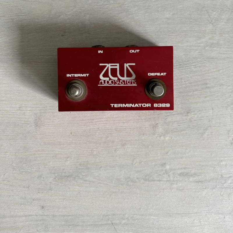 used 80s Zeus Audio Systems Terminator 8329 Red - Effect Pedal