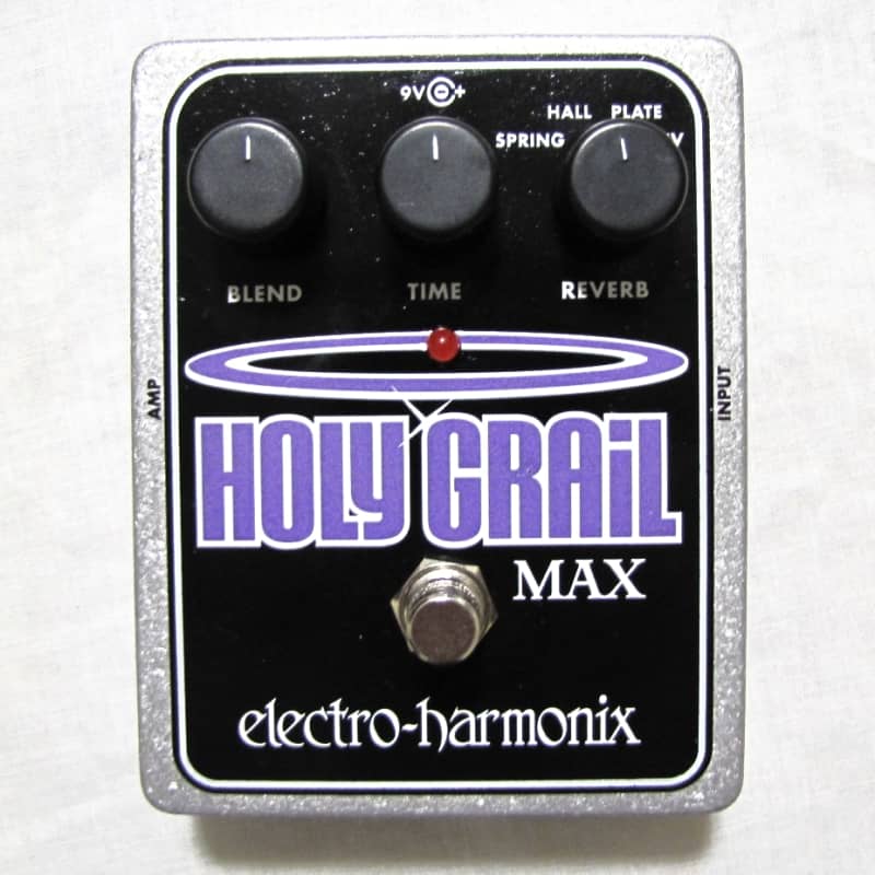 used 2010s Electro-Harmonix Holy Grail Max Reverb Black / Purple / ... - Effect Pedal