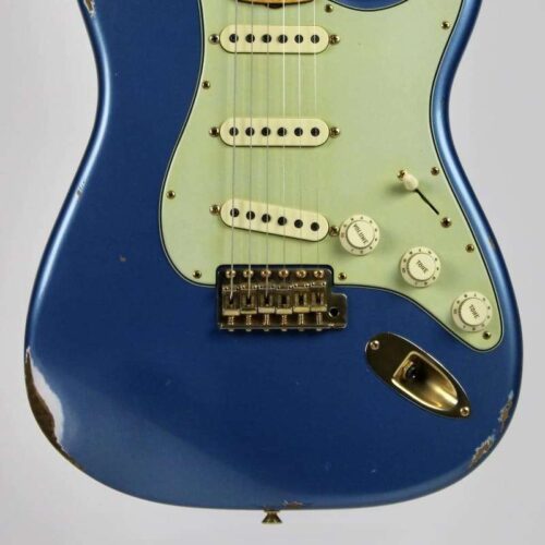 2022 Fender Stratocaster 60's Relic Masterbuilt Lake Placid Blue -        Stratocaster