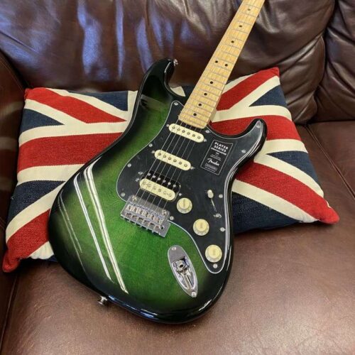 2021 Fender Player Stratocaster HSS Plus Top Green Burst -        Stratocaster