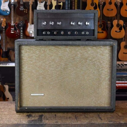 1960s Silvertone Model 1483 23-Watt 1x15 Bass / Guitar Piggyba... -           Bass