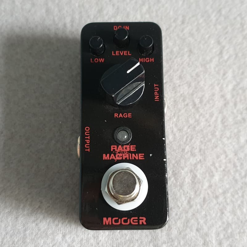 used 2010s Mooer Rage Machine Black – Effect Pedal