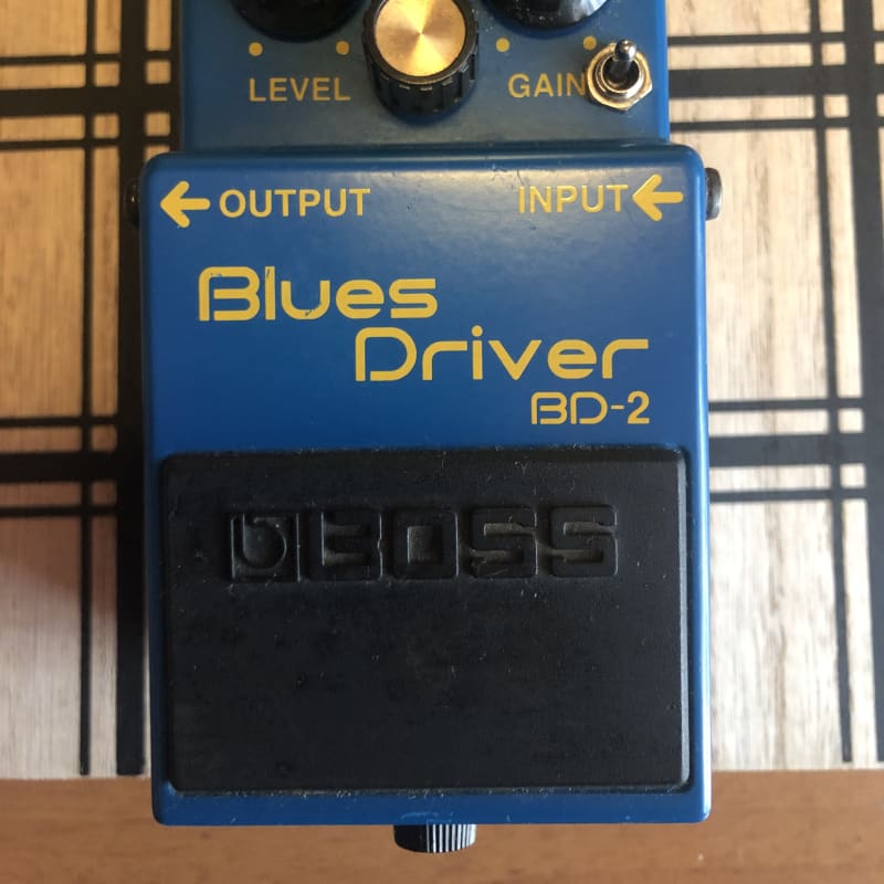 used 2000s Keeley Boss BD-2 Blues Driver Overdrive with Phat Mod Blue - Effect Pedal