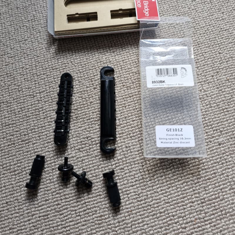 Gotoh Bridge & tailpiece Black - £78 used Guitar