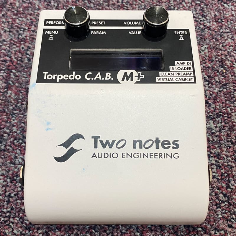 used 2010s Two Notes Torpedo C.A.B. M+ Speaker Simulator White - Effect Pedal