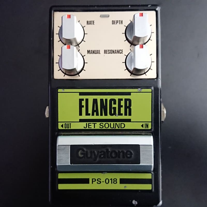 used 1990s Guyatone PS-018 Flanger Black - Effect Pedal