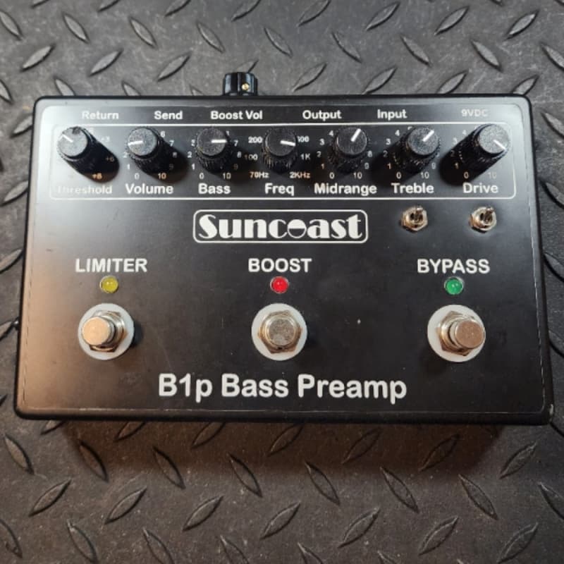 used Recent Suncoast B1p Bass Preamp Black - Effect Pedal