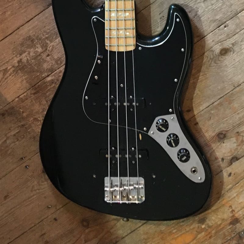 1977 Fender Jazz Bass Black - £2799 used Guitar