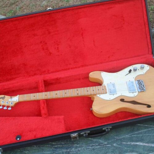 1973 Greco Thinline Telecaster TE400 MIJ Vintage Guitar Natural -        Telecaster Vintage Guitar