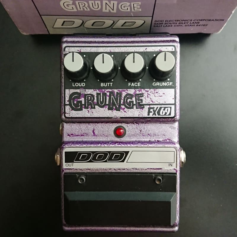 used 1990s DOD FX69 Grunge Distortion Purple - Effect Pedal