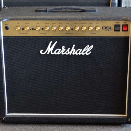 Marshall DSL40C Guitar Combo Amplifier Used Black Tolex -          Amplifier