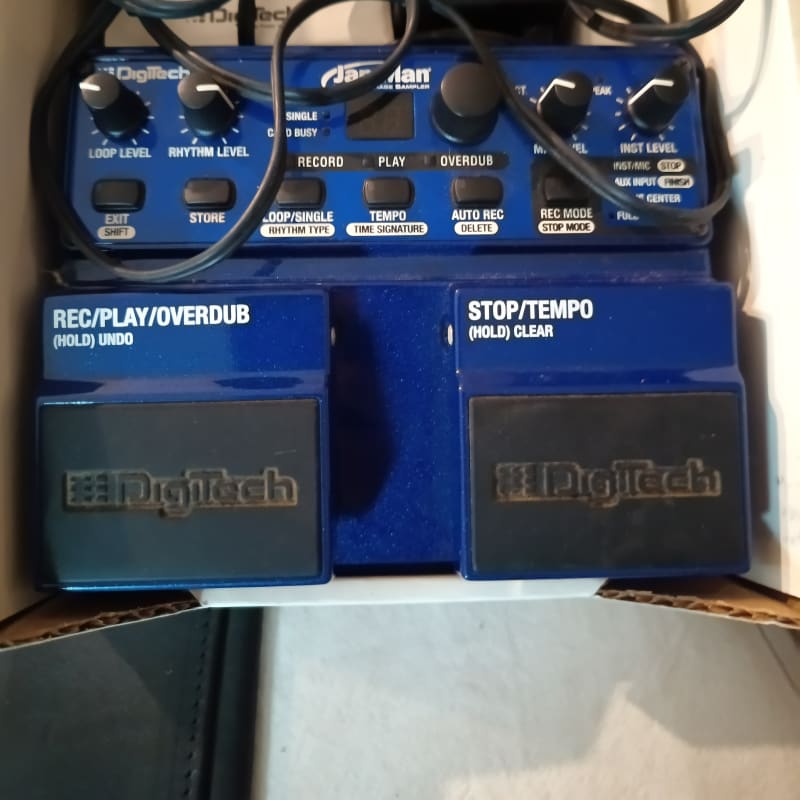 used 2000s DigiTech JamMan Blue - Effect Pedal