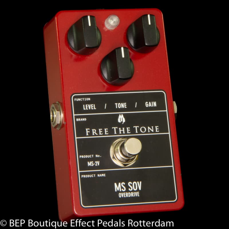 used 2010s Free The Tone MS-2V MS SOV Overdrive Red - Effect Pedal