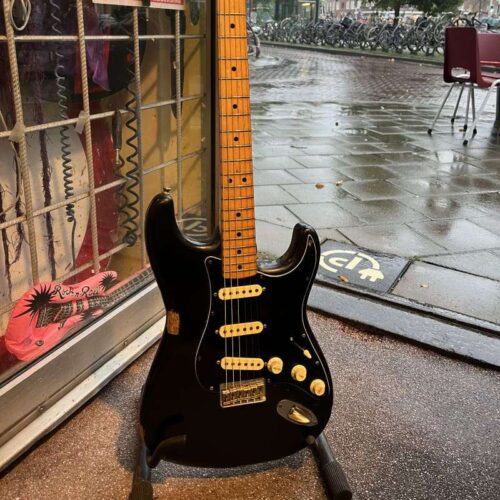 1979 Fender Stratocaster Hardtail Black -        Stratocaster