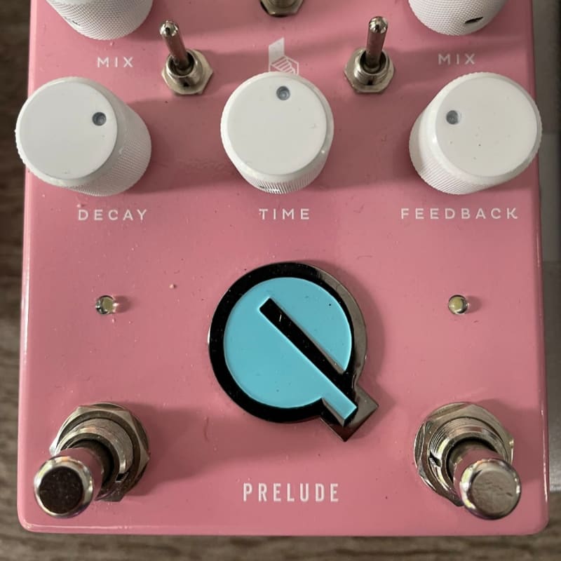 used 2010s Quiet Theory Prelude Reverb/Delay Pink - Effect Pedal