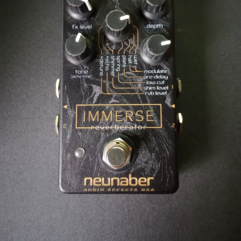 used 2010s Neunaber Audio Immerse Reverberator Black - Effect Pedal