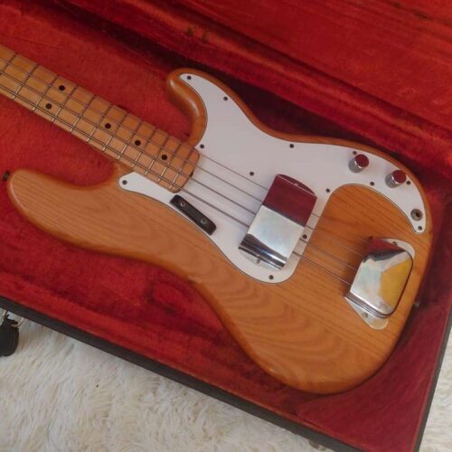 1976 Fender Precision Bass with Maple Fingerboard Natural -         Precision Bass