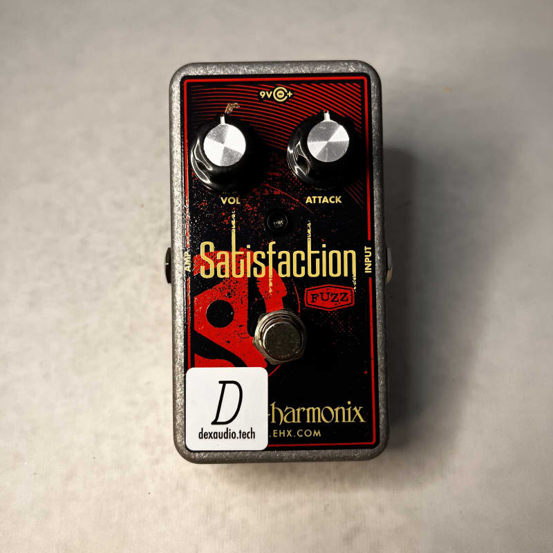 used 2014 - Present Electro-Harmonix Satisfaction Fuzz Blue / Red - Effect Pedal