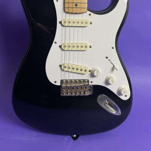 1980 s Fender Stratocaster Black -        Stratocaster