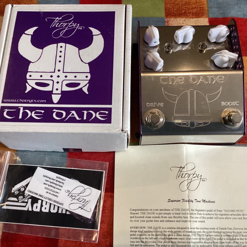 used 2010s ThorpyFX The Dane Peter Honore Signature Overdrive / Boo... - Effect Pedal