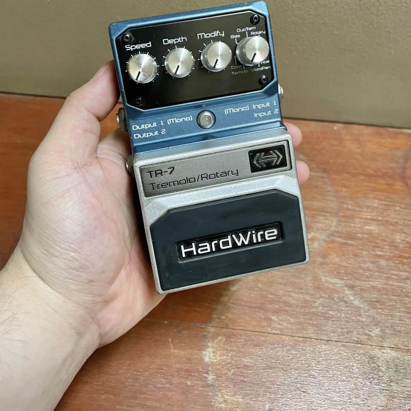 used 2010s DigiTech Hardwire TR-7 Tremolo/Rotary Blue - Effect Pedal