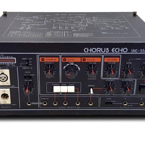 1970s Roland SRE-555 Chorus Echo Black -         Chorus   Analogue