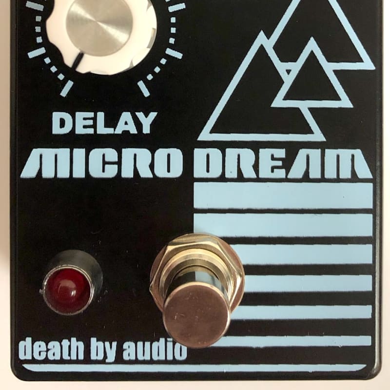 used 2010s Death By Audio Micro Dream Delay Black / Blue - Effect Pedal