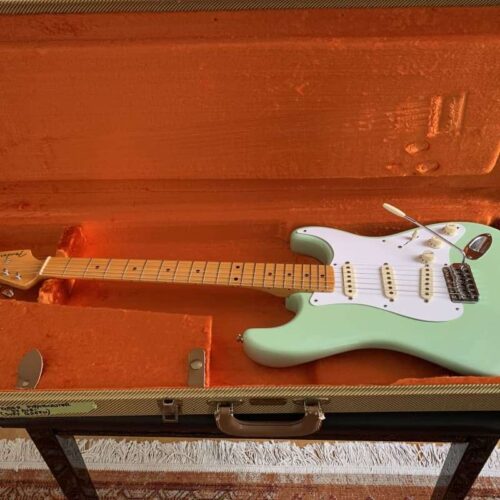 2002 - 2012 Fender American Vintage '57 Stratocaster Surf Green -        Stratocaster