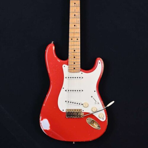 1997 Fender 1958 Relic Stratocaster PD-3 Fiesta Red -        Stratocaster