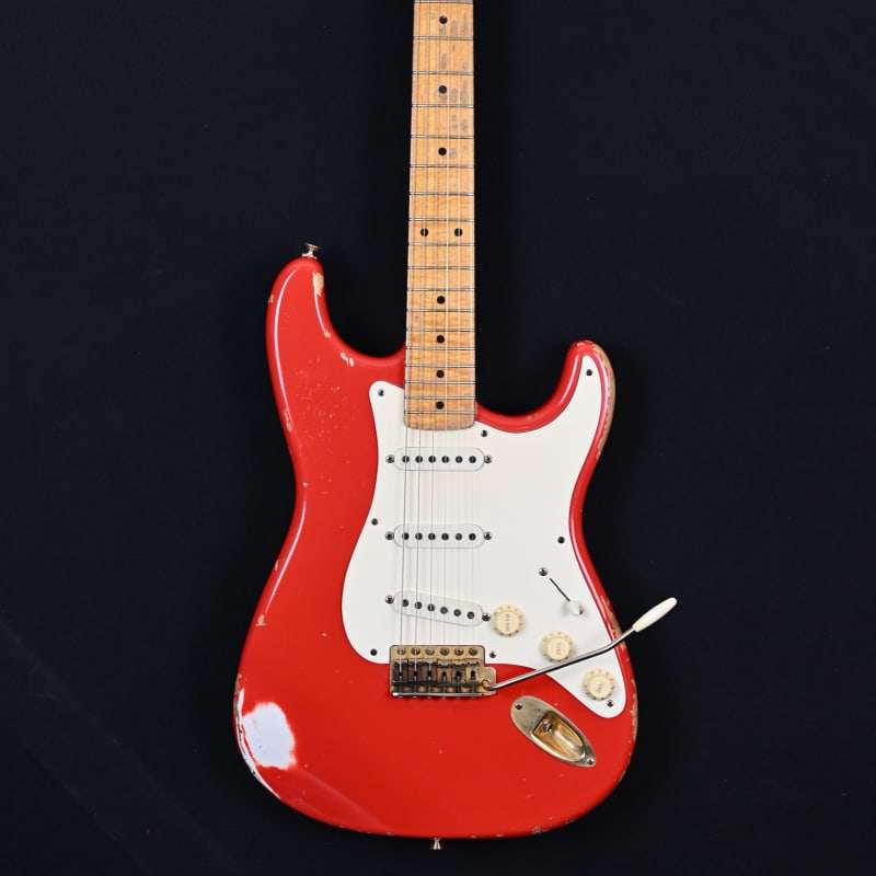 1997 Fender 1958 Relic Stratocaster PD-3 Fiesta Red –        Stratocaster