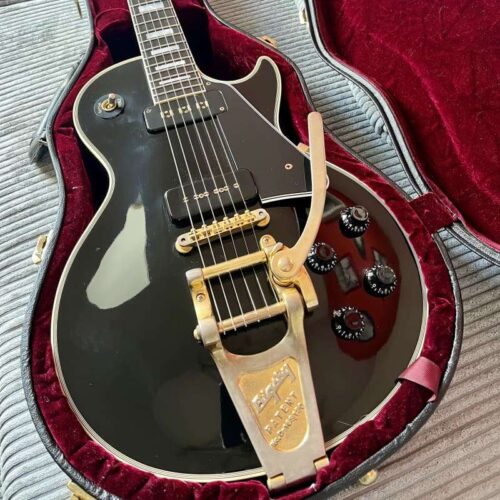 2000's Gibson Les Paul Custom Shop Reissue 1954 Bigsby Ebony -       Custom Shop  Les Paul