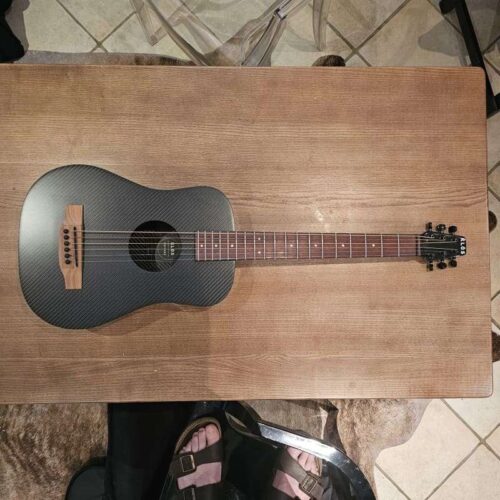 2022 KLOS Full Carbon Travel Guitar Carbon Fibre -        Travel Guitar