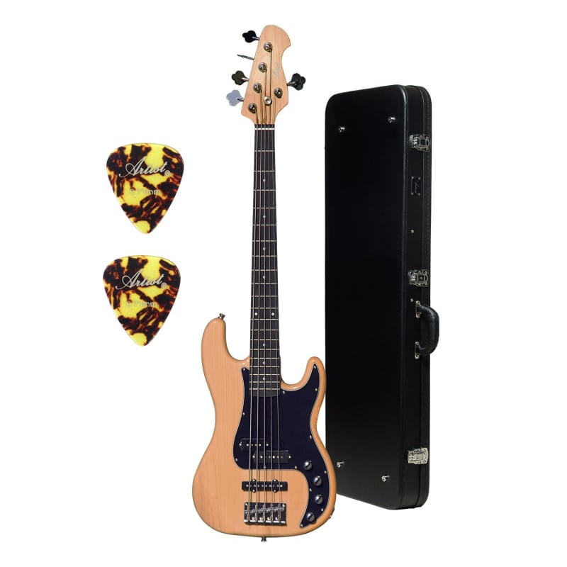 Artist Artist VHYB5 Hybrid V 5 String Bass Guitar + Hard Case ... - £219 new Guitar