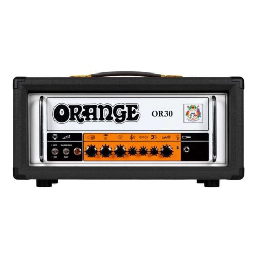 Orange Orange OR30 30w Valve Amp Head, Black Black -        Amp Head