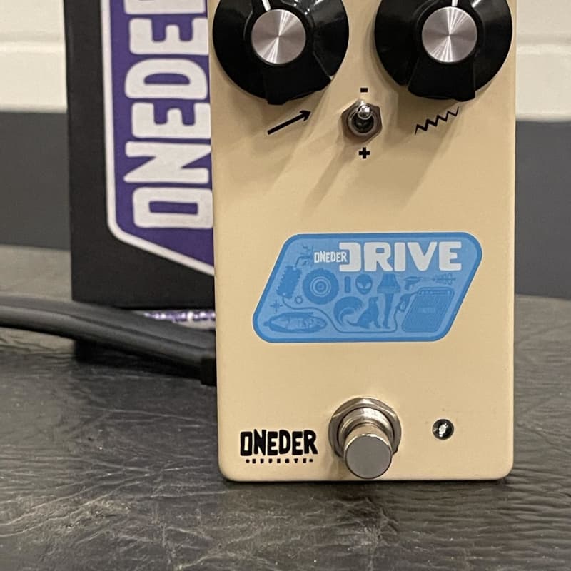 used Oneder Effects Oneder Drive Cream / Blue - Effect Pedal