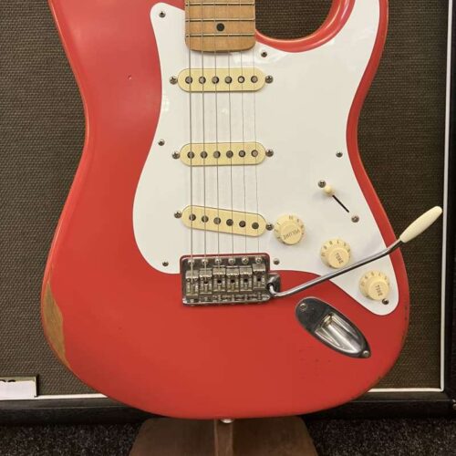 2020 - 2021 Fender Vintera Road Worn '50s Stratocaster Fiesta Red -        Stratocaster