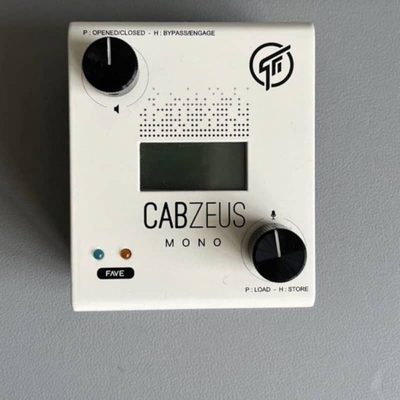 used 2019 GFI System Cabzeus Mono White - Effect Pedal